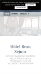 Mobile Screenshot of hotelbeausejour.it