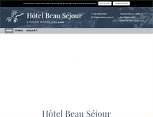 Tablet Screenshot of hotelbeausejour.it